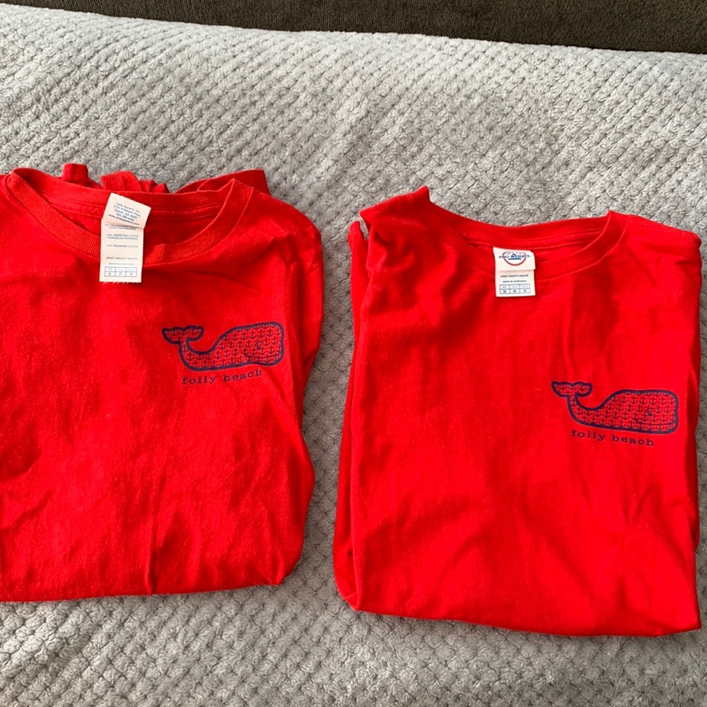Folley Beach Vineyard Vines inspired long sleeves